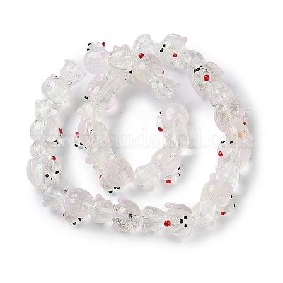 Светящиеся нити бус лэмпворк ручной работы LAMP-Z007-03A-1