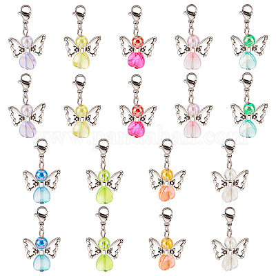 Экологичные прозрачные подвески из акрила PALLOY-SC0004-15-1