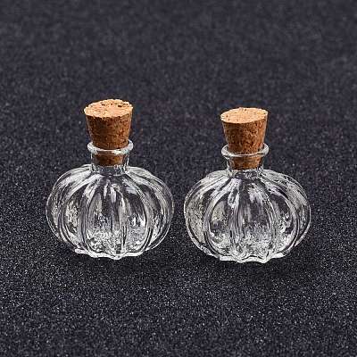 Стеклянные пробковые бутылки AJEW-O032-05B-1