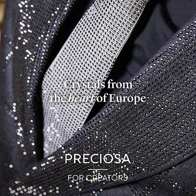 Preciosa® maxima crystal без горячей фиксации плоские камни Y-PRC-NSS16-00030-234-1