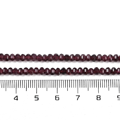 Гранат природный бисер нитей G-H081-A01-01-1