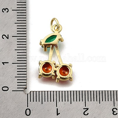 Латунь стекло кулоны&nbsp;KK-Z104-05G-1