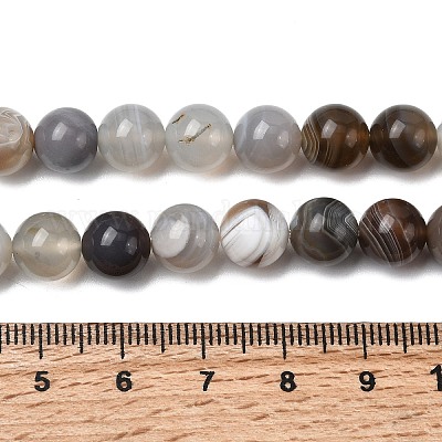 Природные Ботсвана агат бисер нитей G-H334-A01-02-1