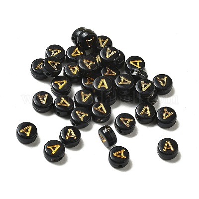 Покрытие непрозрачных акриловых бусин OACR-R005-03A-1