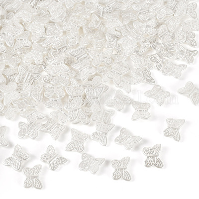 200шт бусины из искусственного жемчуга из АБС-пластика OACR-TA0003-84B-1