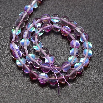 Синтетические лунные камни G-F143-8mm-02-1