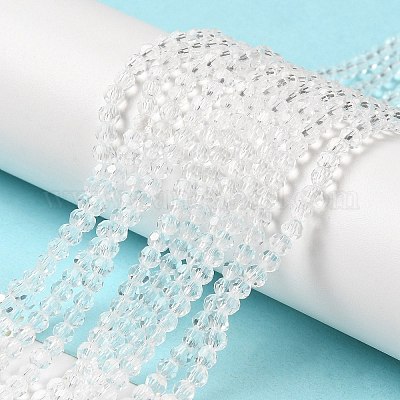 Прозрачные стеклянные бусины EGLA-A035-T3mm-D19-1