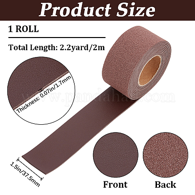 Ленты из искусственной кожи ПВХ длиной 2 м. SRIB-WH0011-125C-05-1