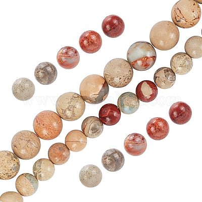 2 нити 2 стиля натуральные бусины из яшмы цвета аква-терра G-AR0005-37-1