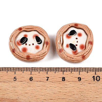 Кабошоны из непрозрачной смолы с мультяшным рисунком RESI-N039-129E-1