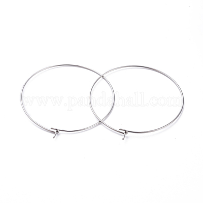 Фурнитура для сережек-колец из хирургической нержавеющей стали 316 X-STAS-J025-01F-P-1