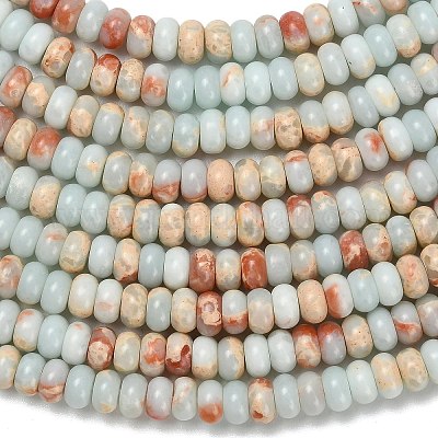 Синтетические имперские нитки из бисера яшмы G-L635-A09-4x2mm-02-1