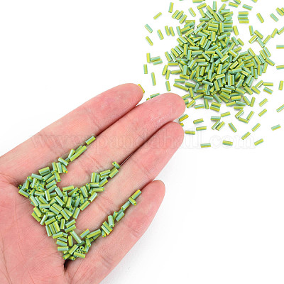 Непрозрачные цвета двухцветные стеклянные бусины из стекляруса SEED-T006-02A-02-1