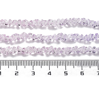 Прозрачные стеклянные бусины&nbsp;GLAA-H023-03I-1