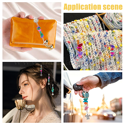 12 комплект из 3 подвесных украшений из сплава в тибетском стиле HJEW-WR0001-09-1