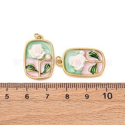 Подвески из нержавеющей стали 304 с эмалью STAS-U061-45G-1