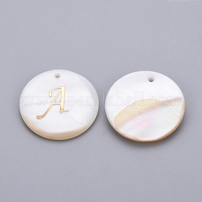 Подвески из пресноводных оболочек SHEL-Q018-01-G-1