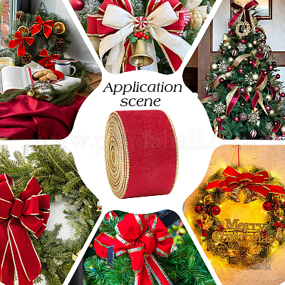 10 ярд односторонней бархатной ленты SRIB-WH0026-10B-1