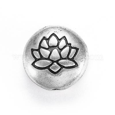 Сплавочные овальные бусины тибетского стиля  X-TIBEB-Q067-08TAS-NR-1