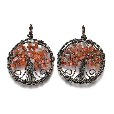 Природные сердолик подвески G-B001-01R-E-1