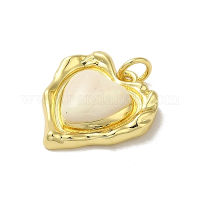 Подвески из латуни с эмалью в стойку KK-H473-06G-02-1