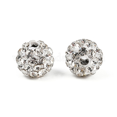 Pave disco бусины RB-H258-8MM-001-A-1