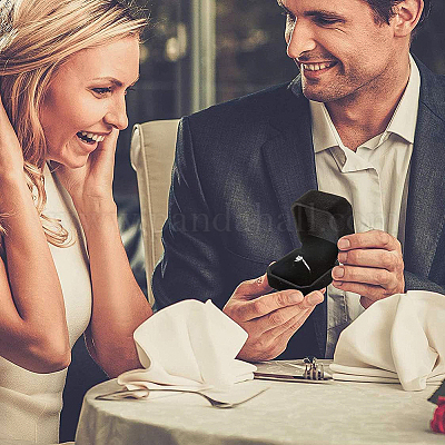 Квадратные бархатные кольца VBOX-WH0002-01C-1