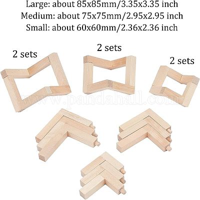 6 комплект 3 стилей лунная лампа с деревянным дном ODIS-OC0001-63-1