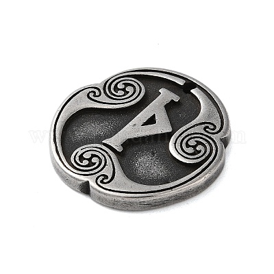 Подвески из сплава с руническими буквами PALLOY-S193-01AS-03-1