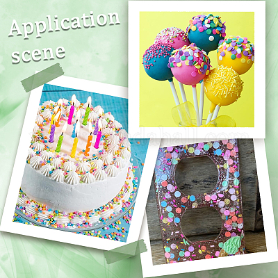 1 набор бусин из полимерной глины ручной работы CLAY-SC0002-07-1