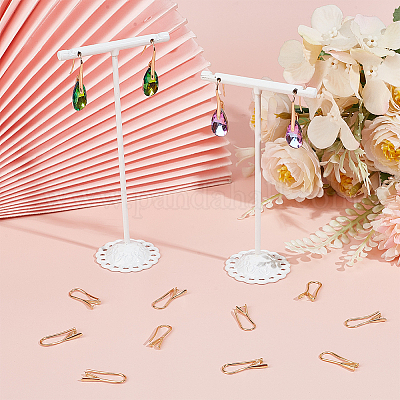 30 шт. латунные крючки для сережек с покрытием KK-BBC0014-11-1