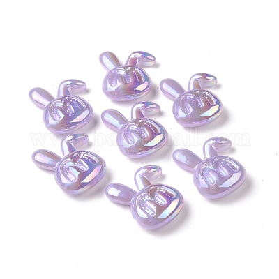 Непрозрачные акриловые бусины OACR-A010-09A-1