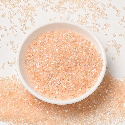 Прозрачная гальваническая поделка из измельченного стекла GLAA-F123-09-1