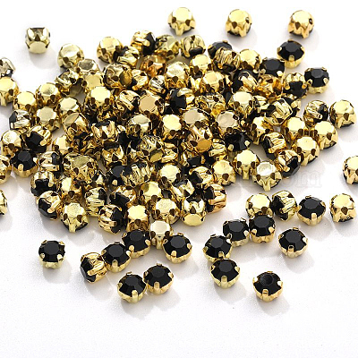 Плоская круглая вышивка стразами FIND-PW0012-02E-1