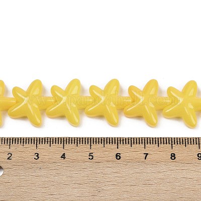 Выпечка окрашенные стеклянные бусины LAMP-C021-01J-1