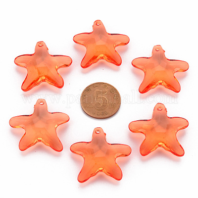 Прозрачные акриловые бусины&nbsp;TACR-S154-58B-921-1