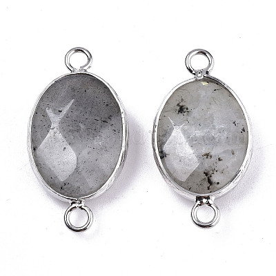 Натуральные лабрадоритовые звенья / соединители G-T131-102-14-1