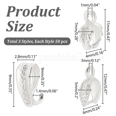150 шт. 3-х видов латунных и сплавных держателей для ледоруба FIND-AR0004-74S-1