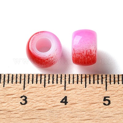 Европейские бусины из АБС-пластика&nbsp;KY-G033-02A-06-1