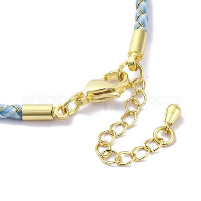 Изготовление плетеных браслетов из полиэфирного шнура MAK-Z003-01G-05-1