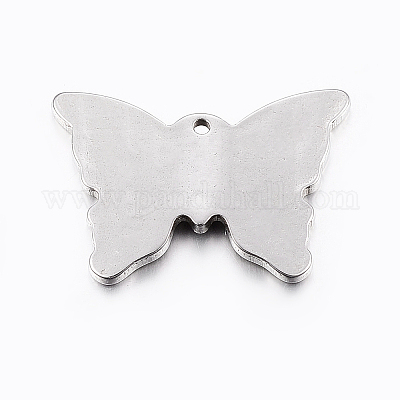 Подвеска из нержавеющей стали 304 с эмалью и стразами STAS-E421-019P-1