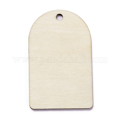 Деревянные подвески на тему Ид Мубарак WOOD-C011-06C-1