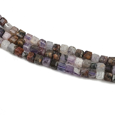 Фиолетовые фиолетовые бусины G-RM2025-D51-3x3mm-1