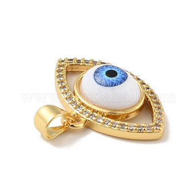 Латунные микро проложить кубического циркония подвески KK-B059-40G-1