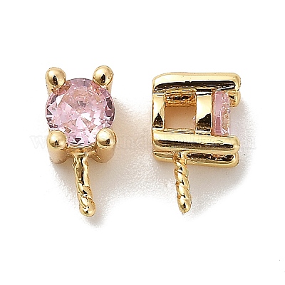 Латунный микро-паве кубический цирконий KK-S397-02A-1