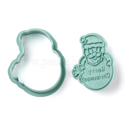 Пластиковые формочки для печенья на рождественскую тематику DIY-K061-07-1