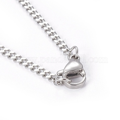 Не тускнеющие ожерелья из нержавеющей стали 304 MAK-I012-W01-1