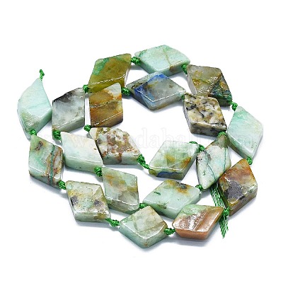 Натуральные бусы из хризоколлы и лазурита G-K245-E05-B02-1