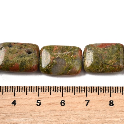 Природные Unakite бисер нитей G-S386-A02-1