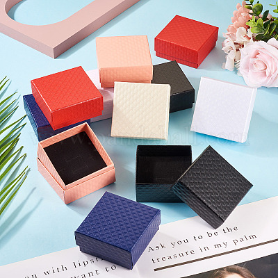 Подарочные коробки для хранения из фактурного картона с ромбами CON-TAC0010-03B-03-1